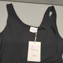 Plus Size Tank Top Bodysuit Women Square Neck Button Thong Double Lined Body Suit Stretchy Backless Bodysuits S