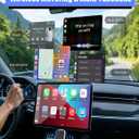 2026 Upgraded USB Wireless CarPlay Adapter for iPhone, Bluetooth 5.8 and Wi-Fi 6, Automatic & Zero-Delay Connection, Android auto Carplay Wireless Adapter for Android and iOS Systems. (Dark Gray)