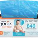 Diaper Genie Easy Roll Refill | 18 Bags Per Refill | Holds Up to 846 Newborn Diapers | Odor Control | Diaper Pail Refill Bags | Fits Diaper Genie Signature & Platinum Pails, Packaging may vary (Unscented)