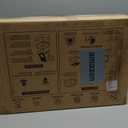 TENTIZON Stainless Steel Extra Large Covered Cat Litter Box with Lid, High Sides, Litter Mat, Scoop, Hooded Enclosed Kitty LitterBox for Big Cats Up to 24lbs, Multi-Cat, Ordor Control, Easy Clean (Light Grey)