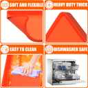 Silicone Griddle Mat Cover for Blackstone - 28 Inch True All-Encompassing Coverage Heavy Duty Food Grade Grill Buddy Mat, All Season Cooking Surface Protective Cover