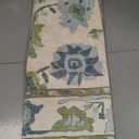 Fame Living Green Oushak Rug, Modern, Vintage, Turkish, Eclectic, Floral, Pastel, Washable, Large Area Rugs for Living Room, Dining, Bedroom, Girls, Boys, 7'5"x9'8"