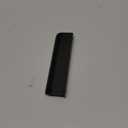 goldenwarm 1 Pack Black Cabinet Handles 5 Inch Finger Pulls for Cabinets Black Edge Pulls for Dresser Drawers Modern Kitchen Hardware, Aluminum Alloy