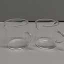 Measuring cup, shot Glasses Espresso Parts Double Spouts Milk Cup Clear Glass  2 pack