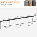 SUPERJARE 118.1 Inch Sofa Table with 2 Power Outlets and USB-C Port
5.9 Inch Narrow Console Table with Storage, Extra-Long, for Entryway Hallway Couch Behind Sofa, Small Spaces, Charcoal Grey