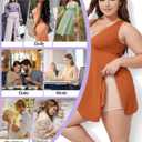 2 x Tummy Control Shapewear Shorts for Women, High Waisted Body Shaper Seamless Shorts Underdress Thigh Slimmers (Beige, XXXL)