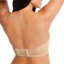 Bali Women's One Smooth U Strapless Bra, Ultimate Stay in Place, 7-Way Multiway Underwire Bra, Full Coverage (Beige, L) 36DD