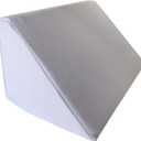 Foot & Leg Elongation Pillow for Better Sleep | Elevation Support Foam Wedge Lifts The Sheets Around Your Feet | Increases Airflow While Removing Pressure 16 x 9.5 x 8.5 in Gray