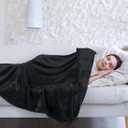 Utopia Bedding Fleece Blanket California King Size Black 300GSM Luxury Fuzzy Soft Anti-Static Microfiber Bed Blanket (102x96 Inch)
