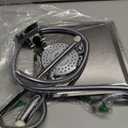 High Pressure Rainfall Shower Head with Handheld Spray Combo  5 Spray Modes, 10" Rain Showerheads Overhead Shower, Anti-Clog Nozzles, Air-In, Flexible Extension Arm, Chrome Plating & Brass