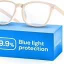 Gaoye Blue Light Glasses for Computer & Gaming - Anti UV Ray Lenses, Scratch-Resistant & Comfort Fit (Medium)
