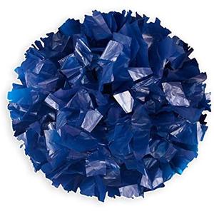 6 inch 2 Color Plastic Poms in a Pair