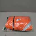 QBLEEV Dog Coat for Large Dogs, XL Dog Jacket for Winter Snow Waterproof with Built-in D-Ring Harness, Reflective Warm Thick Fleece Safety Vest, Cold Weather Snowsuit with Zip, Orange, XL