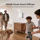 2025 Upgraded 3500 Sq.Ft Smart Scent Diffuser - HVAC System, Whole House Aroma & Hotel Collection Diffuser, Waterless Essential Oil Diffuser for Home Large Room, Cold Air Tech, 600mL (Pure White)