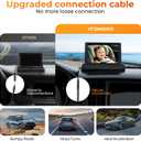 Itomoro Baby Car Mirror, View Infant in Rear Facing Seat with Wide Crystal Clear View,360 Rotation Plug and Play Easy Install baby car monitor 1080p