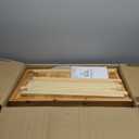 8 Frame Beehive Starter Kit Bee Box Dipped in 100% Beeswax, Beehive Frames and Foundations & Bee Hive Starter Kit Includes Beekeeping Tool Kit with Beehive Frame Feeder and 2Pcs Beekeeping Veil Hat