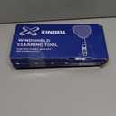 XINDELL Windshield Cleaner Tool  Car Interior Window Cleaning Kit with Extendable Handle & 4 Microfiber Pads, Auto Wiper Inside Windshield Brush for Car & Home Windows (19in)