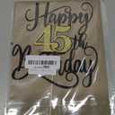 happy 45th birthday cake topper,45 birthday party cake decorations