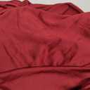 Moosfor Spandex 6 Foot Rectangle Table Cloth, Elastic Fitted Tablecloths for Picnic, Stretch Washable Patio Table Cover for Outdoor, Camping, Banquet and Parties (Wine Red, 30"x72")