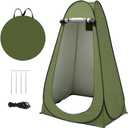 Privacy Shower Tent, 47.2" Wx74.8 H Pop up Portable Camping Tent