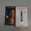 Resparked Customizer Engraving Pen Ultimate Cordless Portable Tool for Artists & DIYers - Engrave 50+ Surfaces - Beginner Friendly - Rechargeable - Free 30 Bits & Mastery Guide