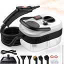 2500W Handheld Steam Cleaner for Home, 6-Level High Pressure Steam Gun, Steam Machine w/40.6oz Tank, Portable Car Steamer for Auto Detailing & Cleaning, Car, Floor, Furniture, Tile Grout, Wall