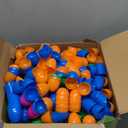 500 Pack 2.4" Fillable Easter Eggs with 6 Golden Eggs, Colorful Plastic Empty Eggs for Easter Egg Hunt, Party Favors, Basket Stuffers, Classroom Prizes for Kids Boys Girls
