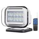 Remote Spot Lights for Trucks, Auto HomePosition 360 Rotating LED Search Light for Truck, Marine Spotlight for Boat 6 Powerful Magnets Builtin (White)