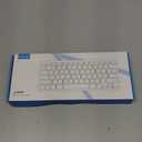 OMOTON Wireless Keyboard for Mac, Compact Ultra-Slim Design (No Number Pad), Stable Bluetooth Keyboard for Mac, Ergonomic and Portable, Compatible with MacBook Pro/Air/iMac, Silverwhite