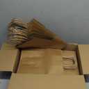 BagDream Gift Bags 8x4.25x10.5 100Pcs Brown Paper Gift Bags with Handles Bulk for Wedding, Party Favor, Grocery, Shopping, Retail, Merchandise Medium Kraft Paper Sacks