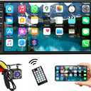 Naifay Car Stereo Double Din Radio with Bluetooth, Car Radio Touchscreen 7 Inch MP5 Player Car Stereo with Backup Camera Bluetooth, Mirror Link, FM/SWC/USB/SD/AUX, Car Audio Receivers with Subwoofer