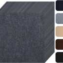 24x24 Peel and Stick Carpet Tiles for Floor, 10 Pcs | Non-Slip Self Adhesive Carpet Squares Tiles DIY Installation for Living Room Bedroom