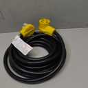 Dryer Extension Cord 4 Prong, 25 Feet 30 Amp NEMA 14-30P to 14-30R Extension Cord for Dryer Power Extension and EV Charging, 125V/250V