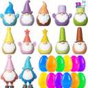 Easter 12 Pcs Party Supplies Easter Gnome Dwarf Figurines Plush Mini Dwarf Hunting Egg Figures for Gifts