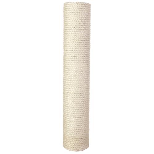 TRIXIE Replacement Sisal Post for Cat Scratching Posts, Backup Scratcher for Indoor Cat Furniture, Trees and Towers, 3.5 in x 19.7 in (9 cm x 50 cm)
