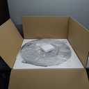 LS'BABQ 45" Fire Pit Surround Tabletop w/Waterproof Cover & Heat Deflector for Solo Stove Yukon 27" Accessories Round Outdoor Fire Pit Table & Stainless Steel Heat Diffuser Accessories