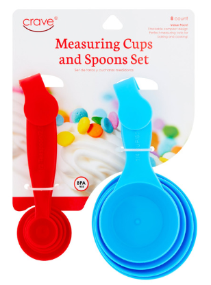 Crave Measuring Cups and Spoons Set 2 Set