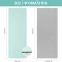 Woanger 2 Pack Hot Yoga Mat Thick 12mm and Towel Non Slip 72" x 26.5" Extra Large Absorbent Microfiber with Nylon Strap for Pilates Exercise Fitness Workout