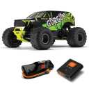 Arrma ARA3230ST1 - 1/10 GORGON 4X2 MEGA 550 Brushed Monster Truck, RTR - Yellow