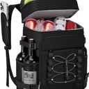 Cooler Backpack - 40 Cans Insulated Backpack Cooler for Men & Women, Portable 2 Leak Proof Compartments Coolers Bag for Beach Travel Picnic Lunch Hiking BBQ Camping - MIYCOO