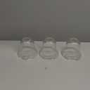 Aspen Creative 23625-60-3, Clear Glass Shade For Lighting Fixture/Vanity Light/Wall Light, Size: 5-3/8" D x 4-3/4" H, 3Pcs/Pack