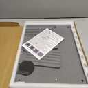 Foldable Stone Bath Mat, Non-Slip Diatomaceous Earth Bath Mat Stones, Super Absorbent Shower Stone Mats Bathroom for Bathtub Floor, Quick Drying, Easy to Clean & Store, 23"x15" Dark Grey (1)