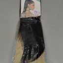 YAKY STRAIGHT 12" (1B) - FreeTress Equal Drawstring Ponytail (Off Black 1B)
