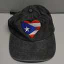 Puerto Rico Hat for Men Women, Adjustable Cotton Embroidered Baseball Cap (Usa Flag Black)