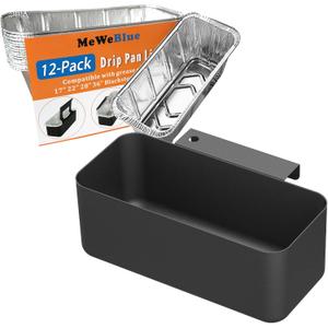 Grease Catcher for Blackstone Griddle with 12 Pack Blackstone Grease Cup Liners, Griddle Accessories Kit