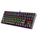 Redragon K552 Mechanical Gaming Keyboard, 87-Key Compact, LED Gaming Keyboard with Red Switches, Anti-Ghosting, Metal Frame for PC Gaming & Typing, Beginner-Friendly (Black)