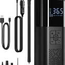 TEMOLA Tire Inflator Portable Air Compressor, Air Pump for Car Tires 150PSI Cordless Air Compressor Portable With Pressure Gauge, 12V DC Tire Pump for Car Motorcycle Bicycle, Car Accessories