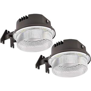 2-Pack LED Barn Light 50W, 6500lm Dusk to Dawn Yard Lighting with Photocell, 5000K Daylight 500W MH/HPS Replacement, IP65 Waterproof for Outdoor Security/Area Light