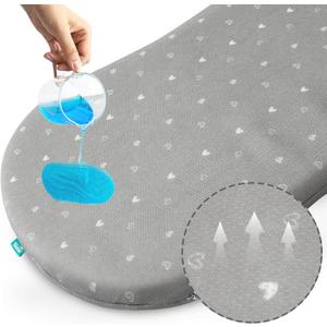 Bassinet Mattress Pad 18" x 30", Compatible with Halo Bassinest Swivel, Flex, Glide, Premiere & Luxe Series Sleeper, Waterproof Breathable Soft Baby Foam with Removable Zippered Cover, Grey