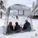 2-3 Person Sports Tent, Weatherproof All-Weather Shelter with Clear View & Adequate Headroom for Soccer, Baseball & Outdoor Events